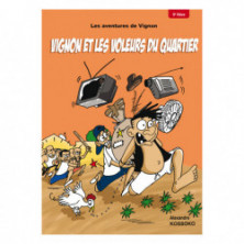 Couverture du livre Vignon et les voleurs du quartier