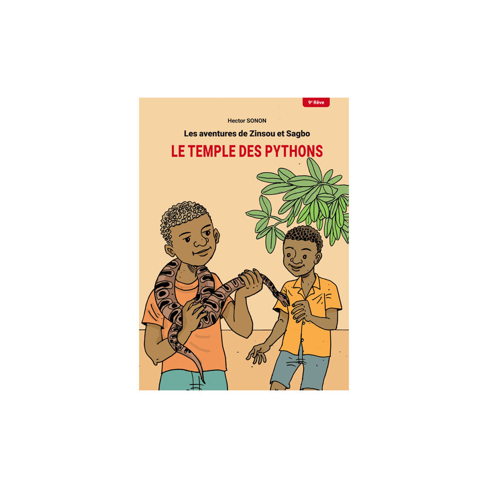 Couverture du livre Zinsou et Sagbo Le temple des pythons