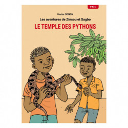 Couverture du livre Zinsou et Sagbo Le temple des pythons
