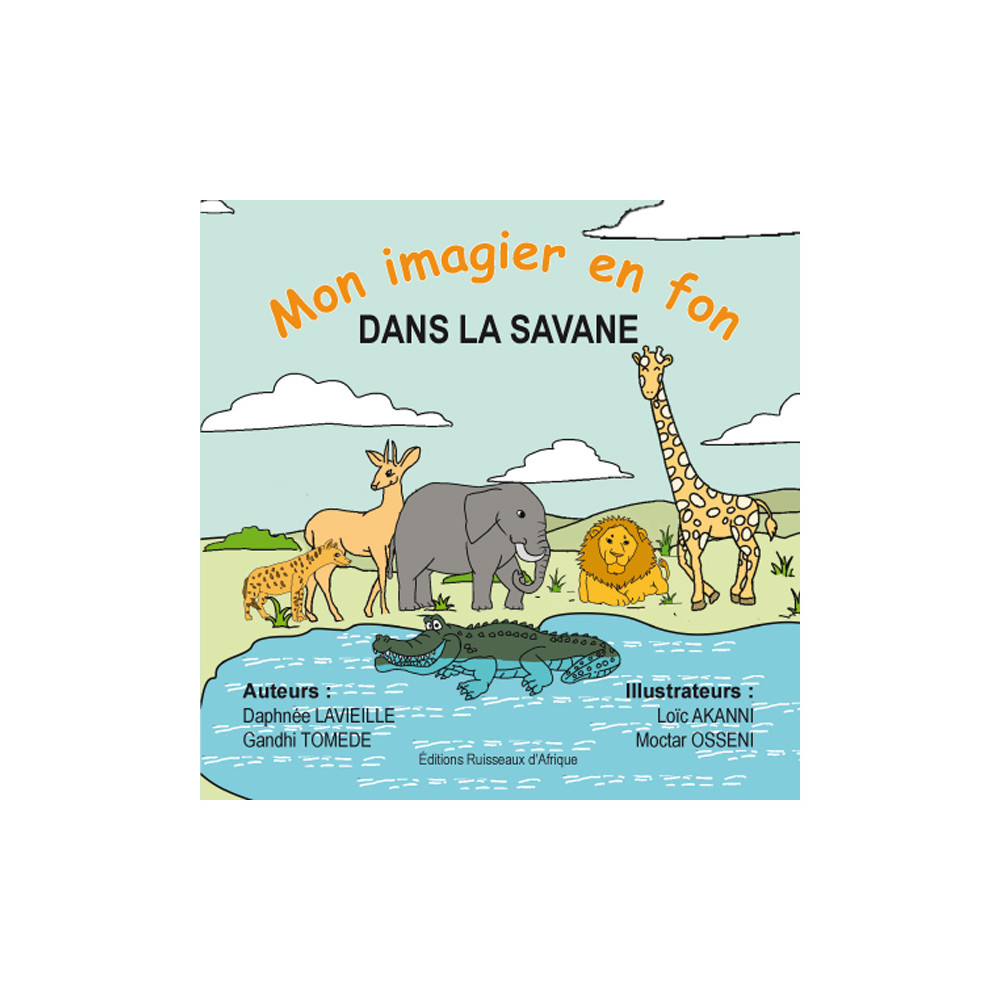 Couverture du livre Mon imagier en Fon - Dans la savane