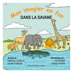 Couverture du livre Mon imagier en Fon - Dans la savane