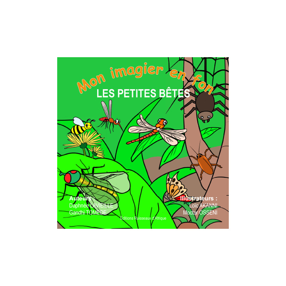 Couverture du livre Mon imagier en Fon - Les petites bêtes