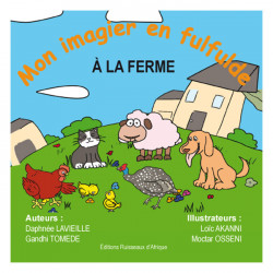 Couverture du livre Mon imagier en Fulfulde - A la ferme