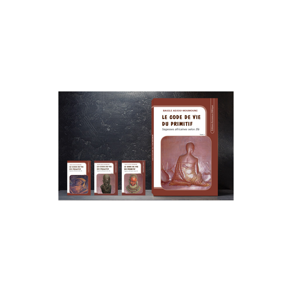 Couvertures des livres Le code de vie du primitif - Tome 1, Tome 2, Tome 3, Tome 4
